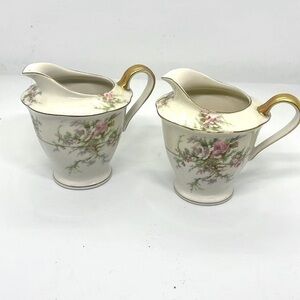 Theodore Haviland New York Rosalinde collection creamers two